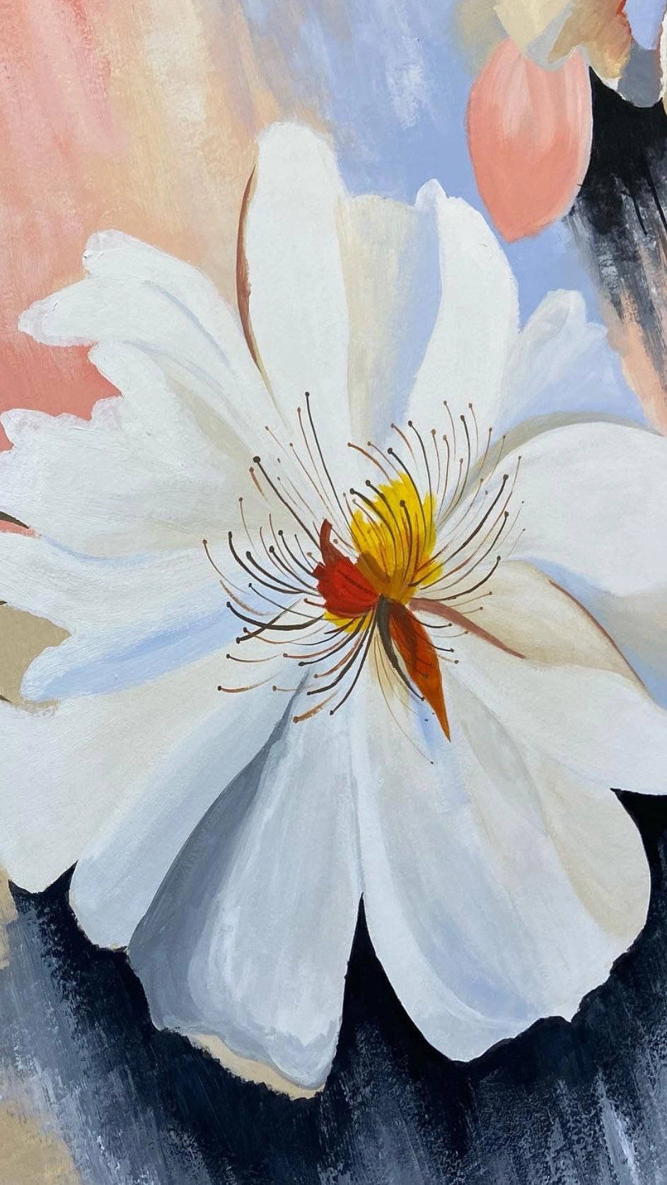 A delicate floral artwork capturing softness, detail, and the beauty found in subtle forms